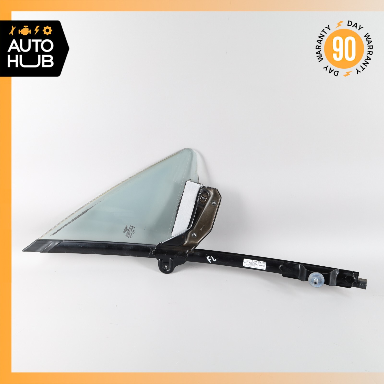 03-10 Bentley Continental GT Front Left Side Door Vent Window Glass OEM 36k
