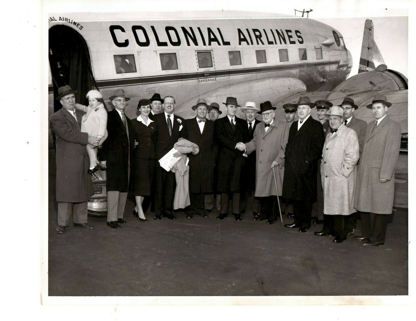 DAN FLOOD COLONIAL AIRLINE TO AVOCA AIRPORT SCRANTON PA