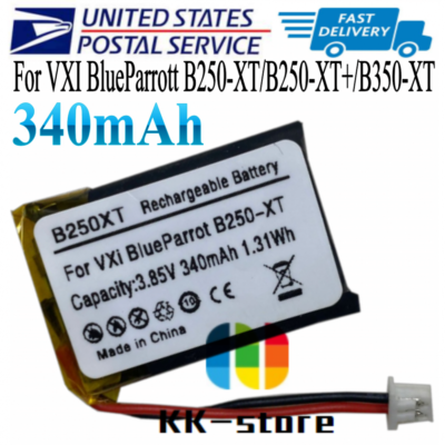 Replacement 340mAh Battery for VXi BlueParrot B250-XT B350-XT