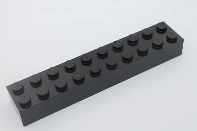 Lego 2x Basic Stein 2x10 bricks 3006 schwarz black