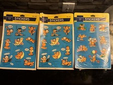 Vintage Ambassador Garfield Stickers Lot Of 3 Packs