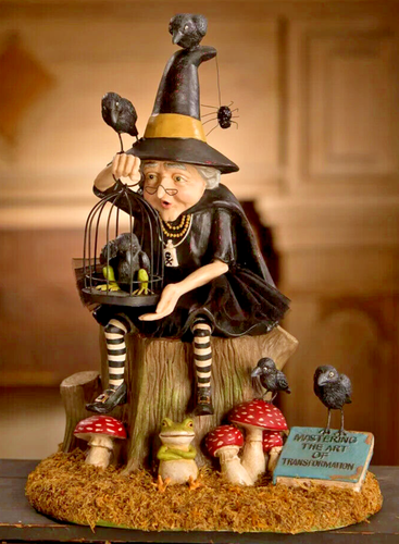 Bethany Lowe Design Halloween Transformation Scheitern Hexe Rabe Frosch Spinne NEU - Bild 2 von 6