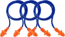 10 Pairs Corded Ear Plugs Reusable Silicone Earplugs With String For Ear Protect