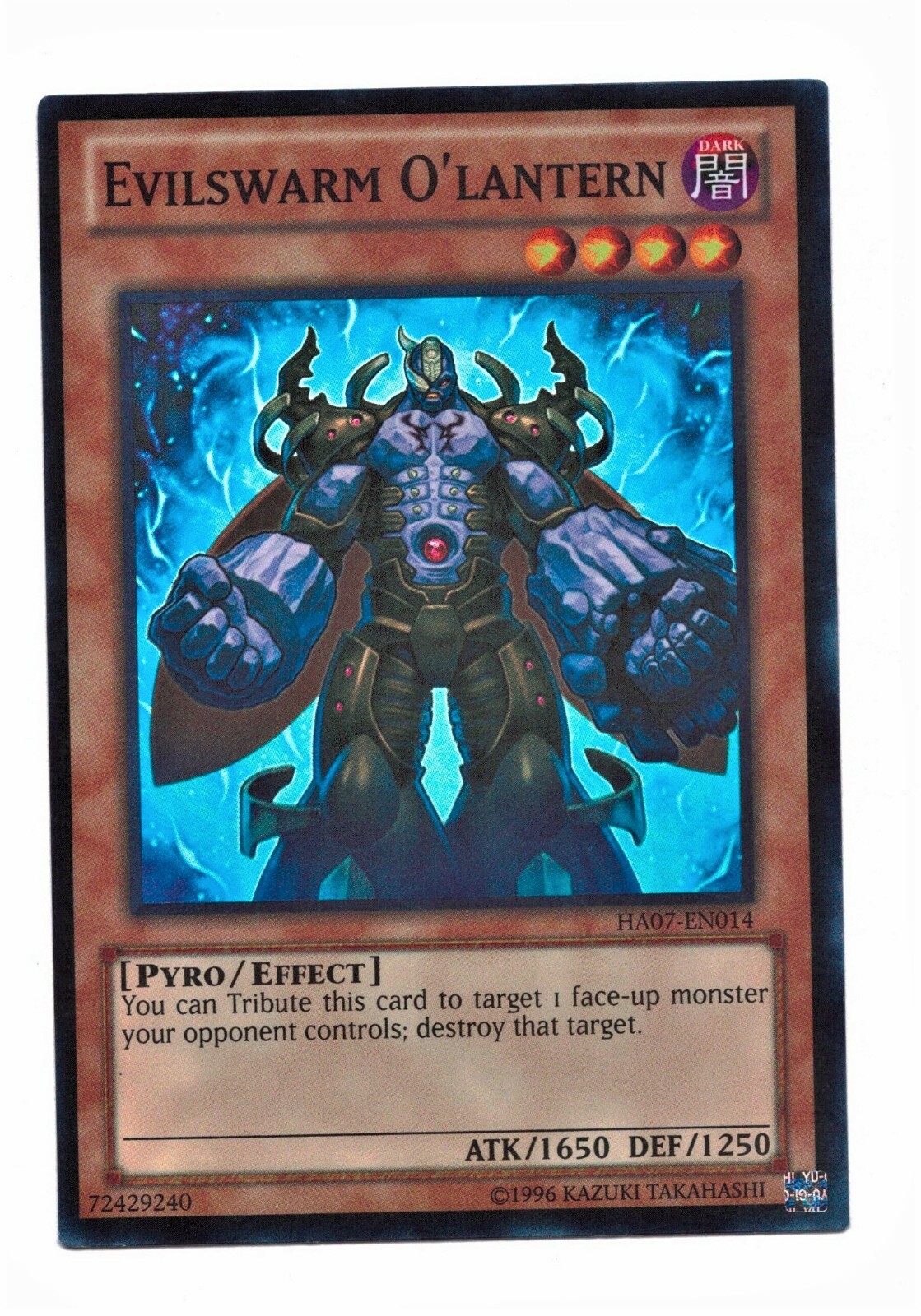 Evilswarm O'lantern HA07-EN014 Hidden Arsenal 7: Knight of Stars