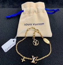 Louis Vuitton M00587 Bracelet LV Iconic AK3273 Bracelet GP Gold × Rhinestone