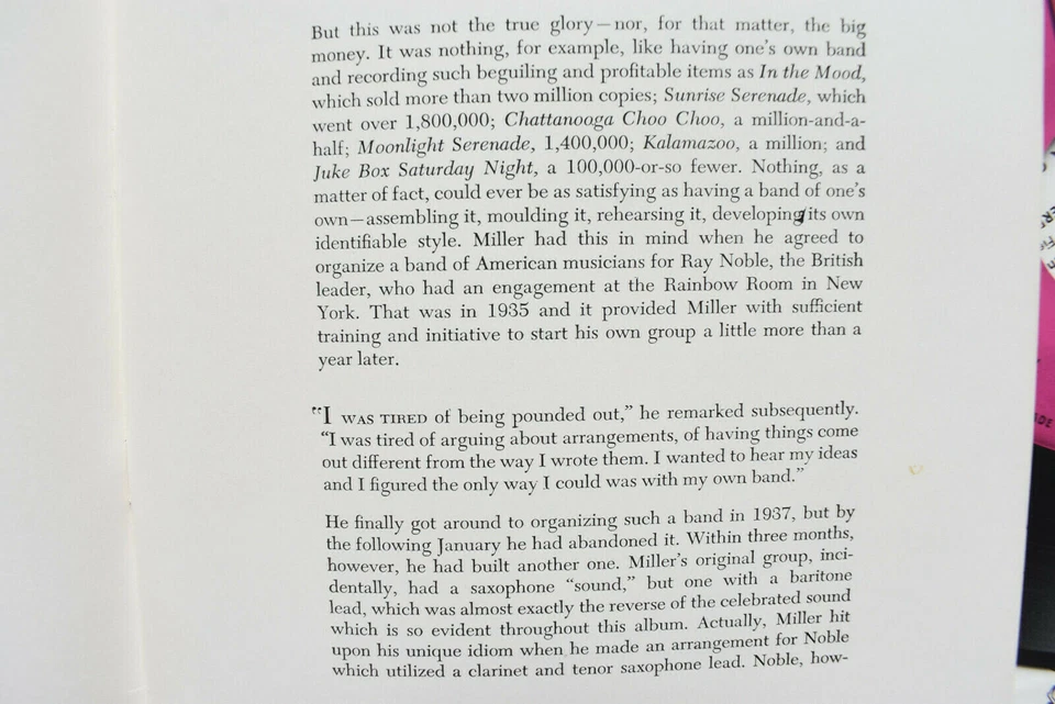 GLEN MILLER LIMITED EDITION VOLUME ONE (10 )7" RECORDS 1956 BOX SET ALBUM - Image 4 of 4