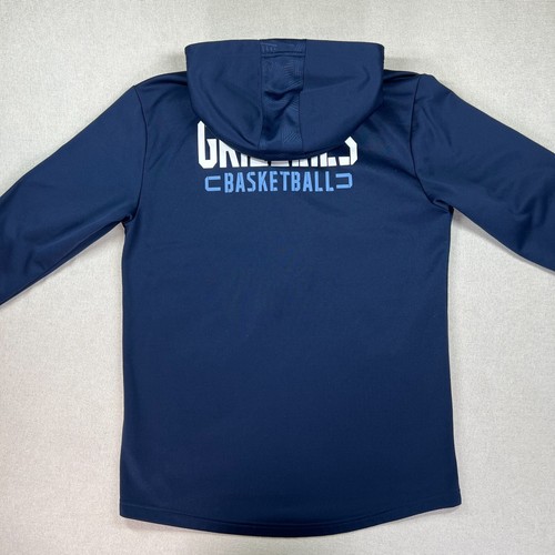 Memphis Grizzlies Fanatics Hoodie Men's Medium Blue Full Zip Logo NBA Tailgate - Picture 11 of 18