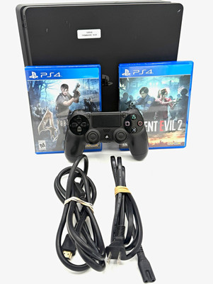 Sony PS4 Slim 500GB Console Bundle Low Firmware 10.01 Controller RE2 RE4