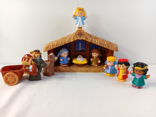 Fisher Price Little People Christmas Nativity Set. Tested. - Picture 1 of 7