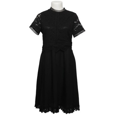 Coast, Kleid, Größe: 38, Schwarz, Baumwolle/Polyamid/Polyester/Viskose #OtH
