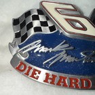 Mark Martin #6 NASCAR "Die Hard Fan" Pewter Belt Buckle, Roush Racing — photo 2