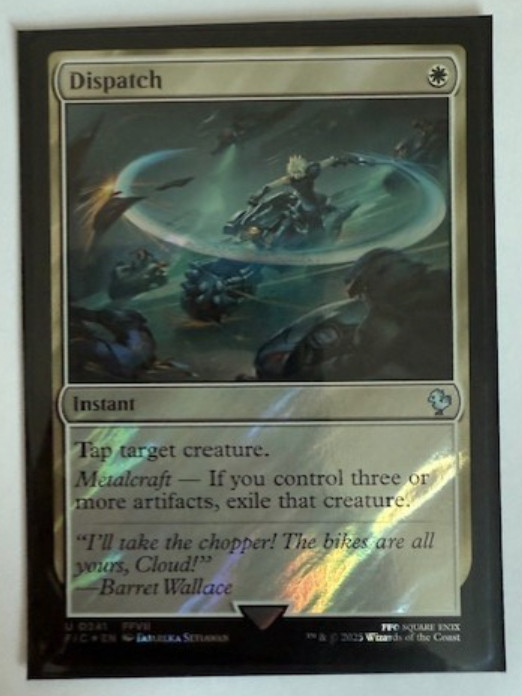 Magic the Gathering: Dispatch (Surge Foil) Commander: Final Fantasy Foil NM