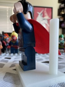 LEGO Superman Dark Suit minifigure 76044 76087 Super Heroes DC mini figure