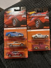 Camión Ford Mustang 2016 Hot Wheels Redline serie 70 Camaro 69 Mercury Cyclone 56