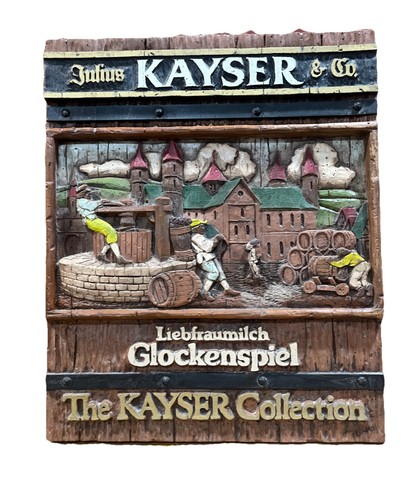 3D Liebfraumilch Glockenspiel Brewery Display Decor Wall Sign Man Cave Winery