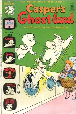 Casper's Ghostland #81 VG 1974 Stock Image Low Grade