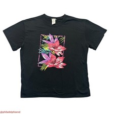 Vintage Made in USA 1990’s Floral Art themed T-shirt women's XXL