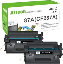 Aztech Compatible Toner Cartridge Replacement HP 87A CF287A 87X CF287X 2-Pack