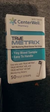 CenterWell METRIX Blood Glucose Test Strips 50 Count