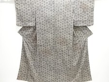 7752707: JAPANESE KIMONO / ANTIQUE KIMONO / TAISHO ROMAN STYLE / SILK / URUSHI /