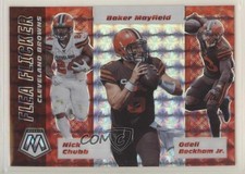 2020 Mosaic Flea Flicker Prizm Odell Beckham Jr Baker Mayfield Nick Chubb 00pm