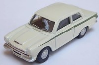 Ford Cortina Mk I Weiß 1:76 MaßStab Oxford Diecast Metall Modellauto 76COR1001