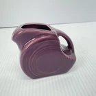 Vtg Retired Fiesta Ware Purple Mini Disc Pitcher Homer Laughlin 1993 - 1995 5oz