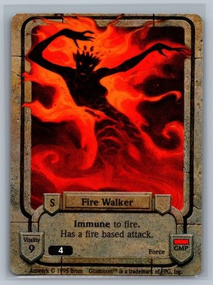 Guardians CCG Fire Walker TCG Limited Edition