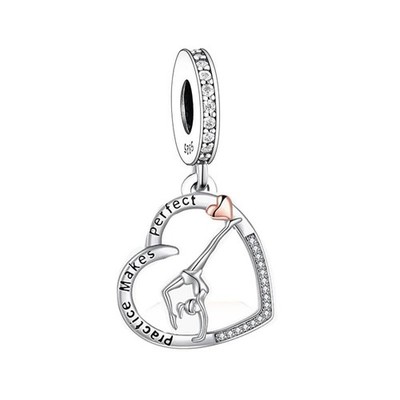   Turnerin Turnerin Tochter Mama Praxis echt 925 Sterling Silber