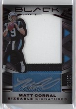 2022 Panini Black FOTL Ruby 10/15 Matt Corral #SSR-MCO Auto 0w27