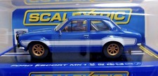 Scalextric C3592 Ford Escort Mk 1 RS 1600 blau/weiß Neu in OVP
