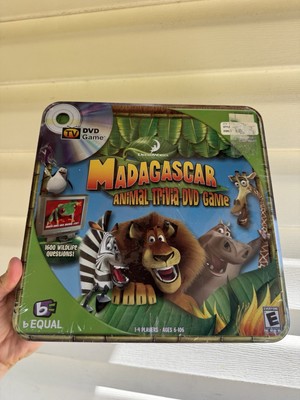 VTG Madagascar Animal Trivia DVD Game 2005 NEW Sealed B Equal Family Game Poster