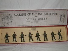 VTG BRITAINS BRITISH INF WITH TOMMY-GUNS SET 1898 BOXED