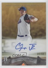2014 Bowman Platinum Prospects Gold Refractor 34/50 Chris Flexen #AP-CF Auto 2d9
