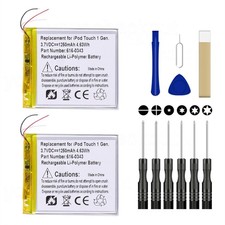 2PC Replacement battery for ipod touch 1 first 1st gen A1213 MA623LL/A MB376LL/A