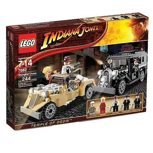 Lego Indiana Jones 7682 Shanghai Chase Incomplete Set No Figs No Box Car Only