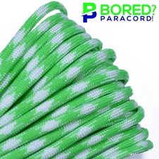 Green Valley - 100 FT - 550 Paracord Rope 7 strand Parachute Cord