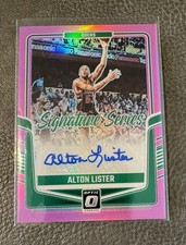  2024 Donruss Optic Basketball Alton Lister Signature Series Pink /25 Auto Bucks