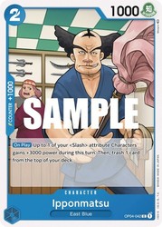Ipponmatsu OP04-042 Kingdoms of Intrigue Common One Piece TCG