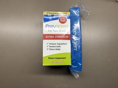 New  PREVAGEN Extra Strength For Your Brain 60 Capsules 03/2028 + Free Pill Box