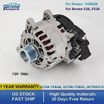 For NISSAN SERENA C26 VALEO alternator 2310A-1VA0A 12V 150A No need return core