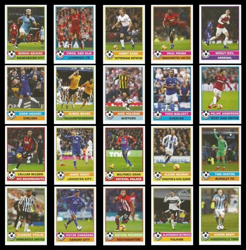 2019 Topps On Demand - FULL SET - Premier League Inspired by ’77 Footballer