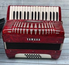 YAMAHA Accordion YA-21 Red 32 Keyboard Compact 1970s  1980s Japan Exc
