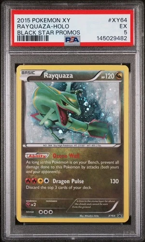 Rayquaza XY64 Black Star Promo EX PSA 5 2015 Low Pop 1 of 43
