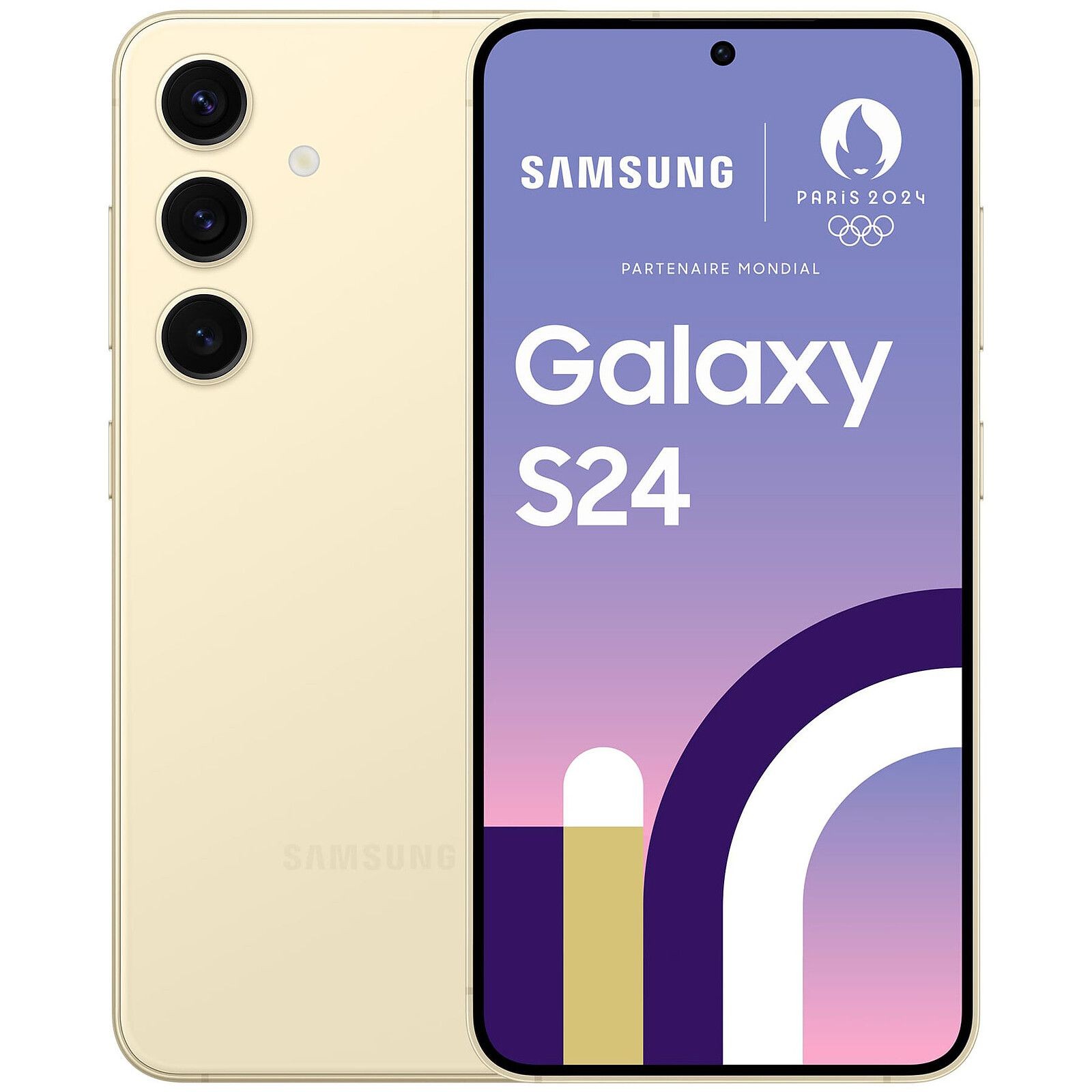 SAMSUNG Galaxy S24 5G 256 Go Crème Reconditionné Etat correct