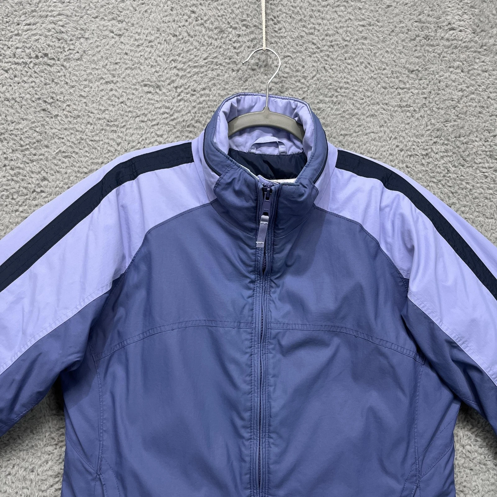 Vintage Columbia Jacket Womens Large Purple Blue Insulated Full Zip Ski Winter