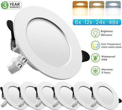 UK Ultra Slim Einbau LED Flachbildschirm Decken Spot Leuchten Downlights Strahler