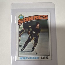 2 CARDS O-Pee-Chee 1978-79 NHL Buffalo Sabres #8 Jacques Richard #222 Danny Gare