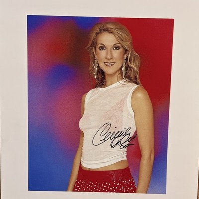 Celine Dion handsigniertes Foto 8 x 10 Zoll inkl. Echtheitszertifikat