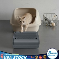 Cat Litter Box Step Cats Pedal Step Stool Cat Litter Ramp Mat w/ Filter Function